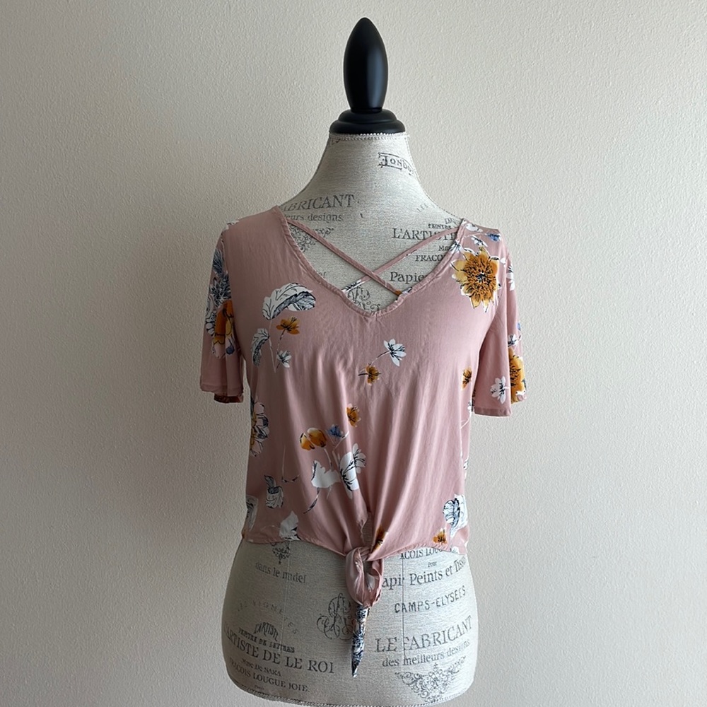 Mudd Floral Top